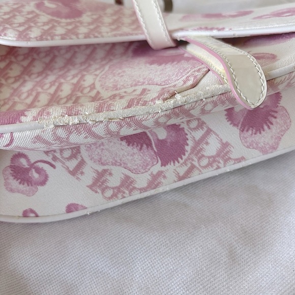 Vintage 2004 Dior Cherry Blossom Saddle Bag - Picture 9 of 16